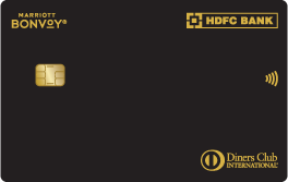 Marriott bonvoy HDFC credit cards