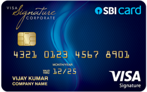 sbi signature corporate card